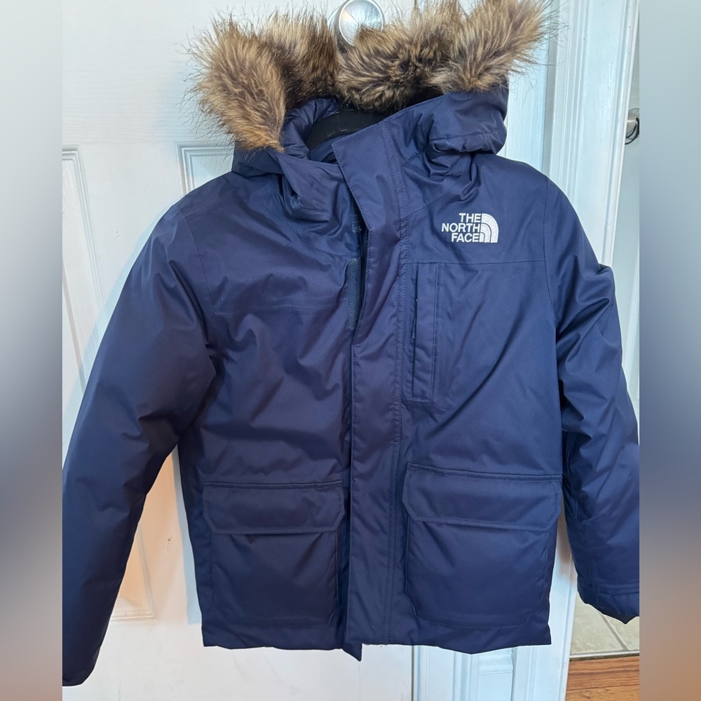The north face Greenland jacket with fur hood medium - 10/12